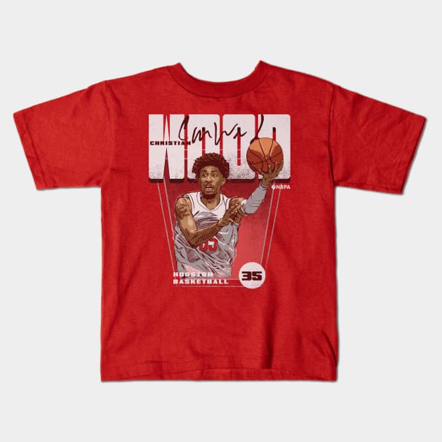 Christian Wood Houston Premiere Kids T-Shirt by MASTER_SHAOLIN